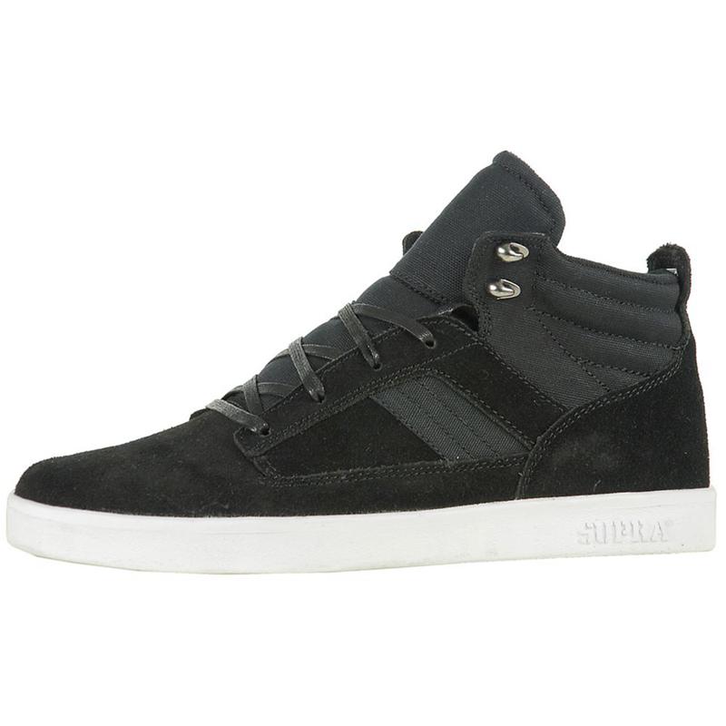 Supra BANDIT MID Skateschuhe Herren Schwarz Lagerverkauf GXKSW3596